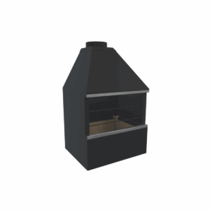 Churrasqueira de parede E70 - P/ 10 Espetos